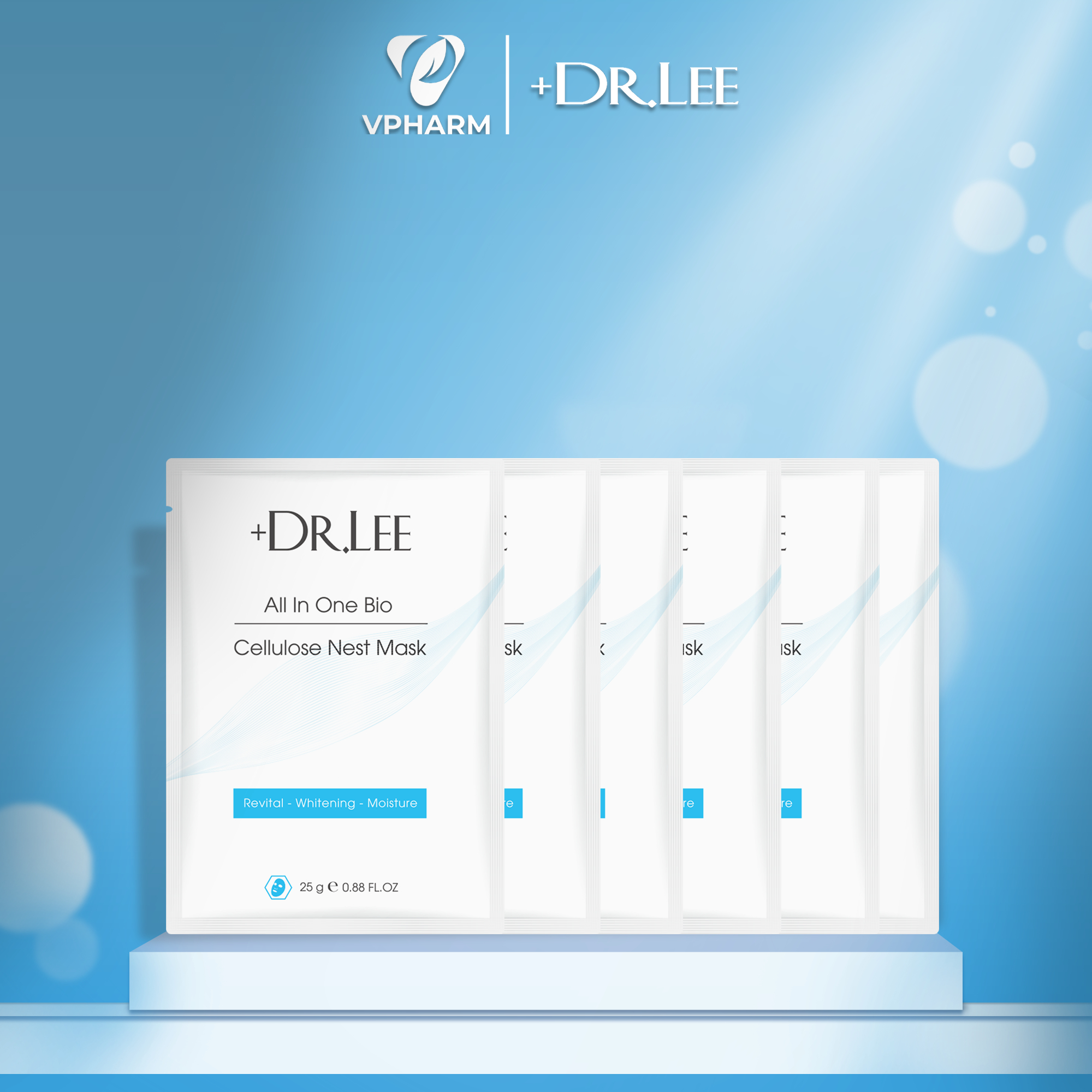 Mặt nạ thạch All In One Bio Cellulose Nest Mask +Dr.Lee – Dưỡng sáng & phục hồi da (Hộp 150g)