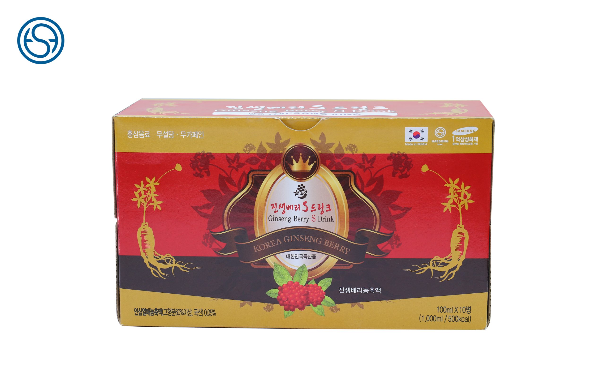 Nước uống Quả Sâm Ginseng Berry S Drink (hộp 10chai)