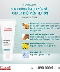 Kem dưỡng ẩm & giúp phục hồi hàng rào bảo vệ da 100ml – Cell Fusion C Expert Barriederm Intensive Cream