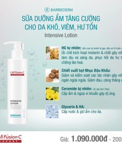 Sữa dưỡng ẩm & giúp phục hồi hàng rào bảo vệ da 200ml – Cell Fusion C Expert Barriederm Intensive Lotion