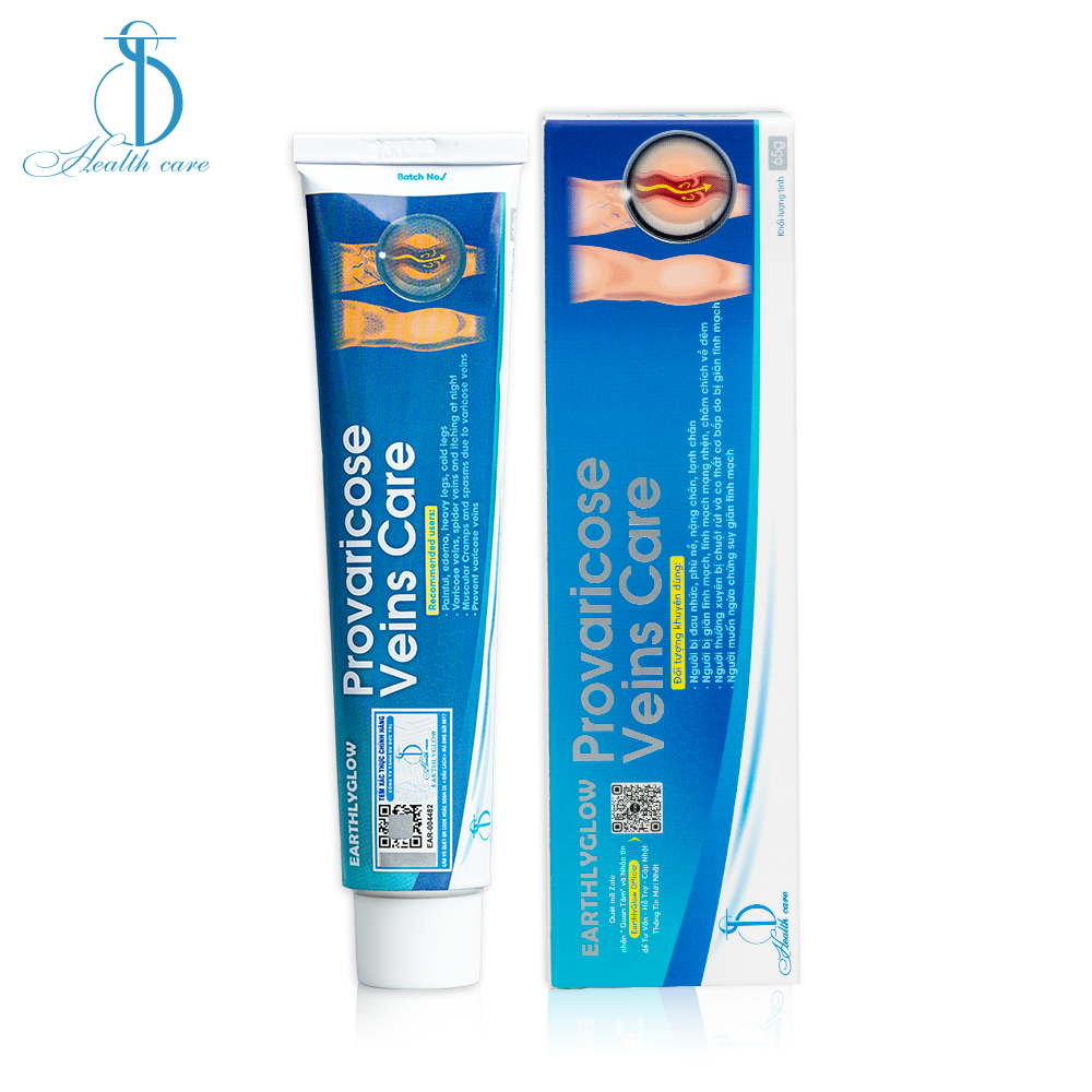 Kem hỗ trợ giảm viêm khớp, giãn tĩnh mạch Earthlyglow – Tuýp 65g