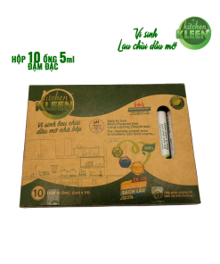 Hộp vi sinh lau chùi dầu mỡ Kitchen Kleen (10 ống 5ml)