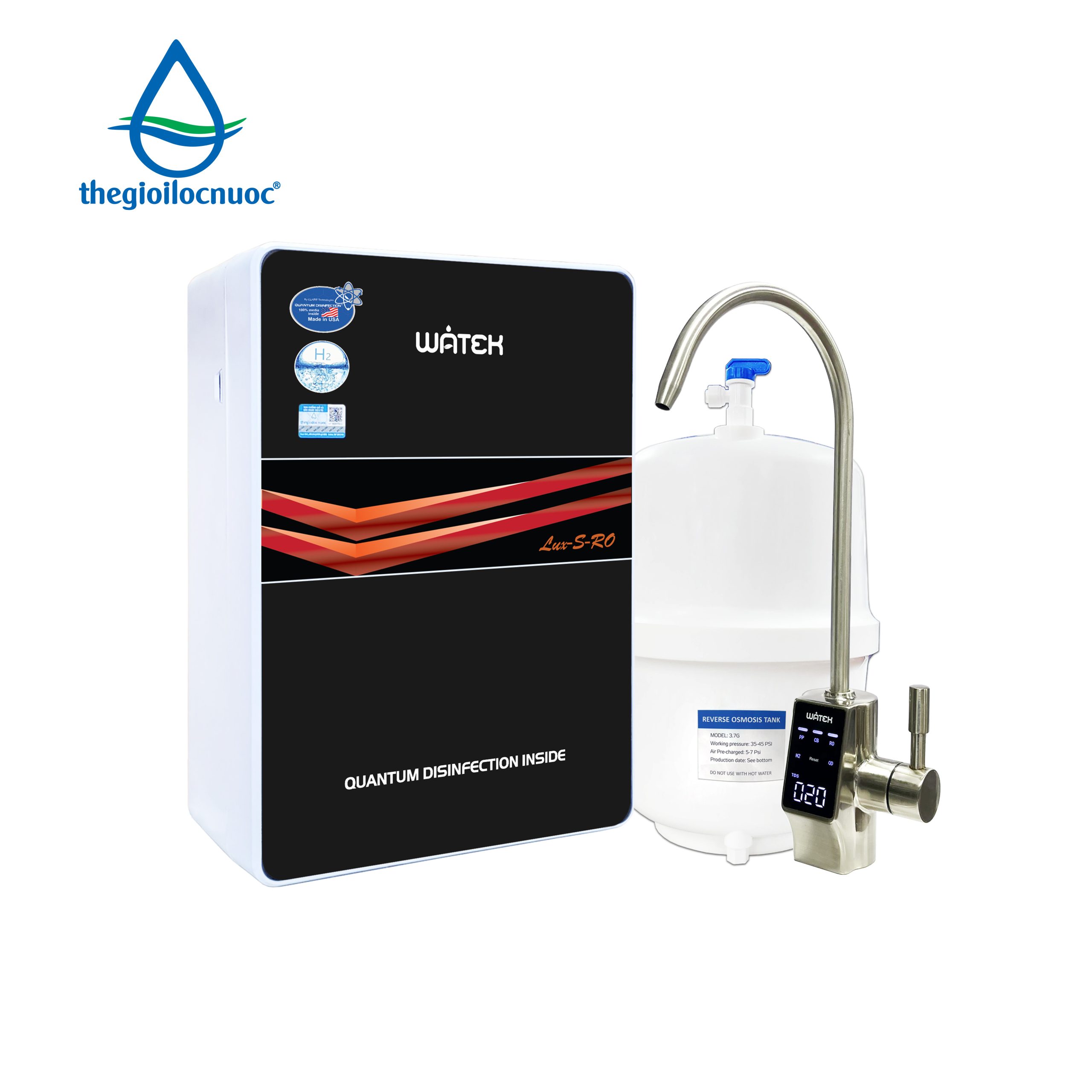 Máy lọc nước Watek, Model: Lux-S-RO
