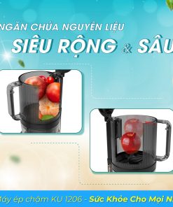 Máy ép chậm KUCHEN KU 1206 màu xám
