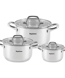Bộ nồi inox Nagakawa NAG1360