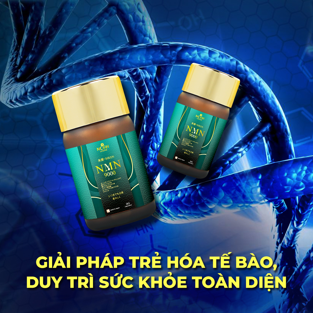Viên uống Trường thọ & Trẻ hoá Biken NMN 9000