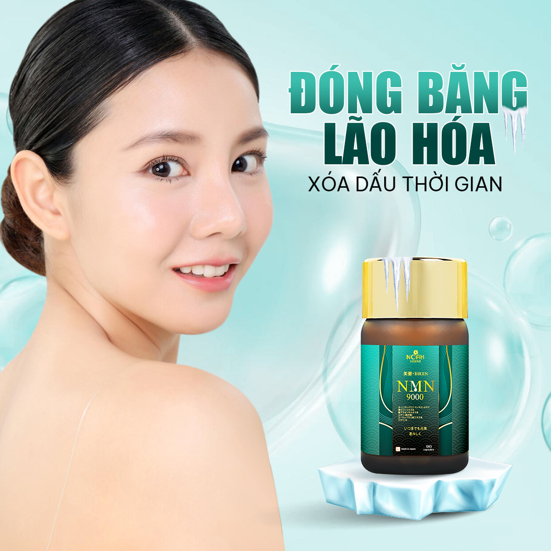 Viên uống Trường thọ & Trẻ hoá Biken NMN 9000