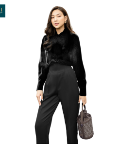 Áo lụa tay dài Doris