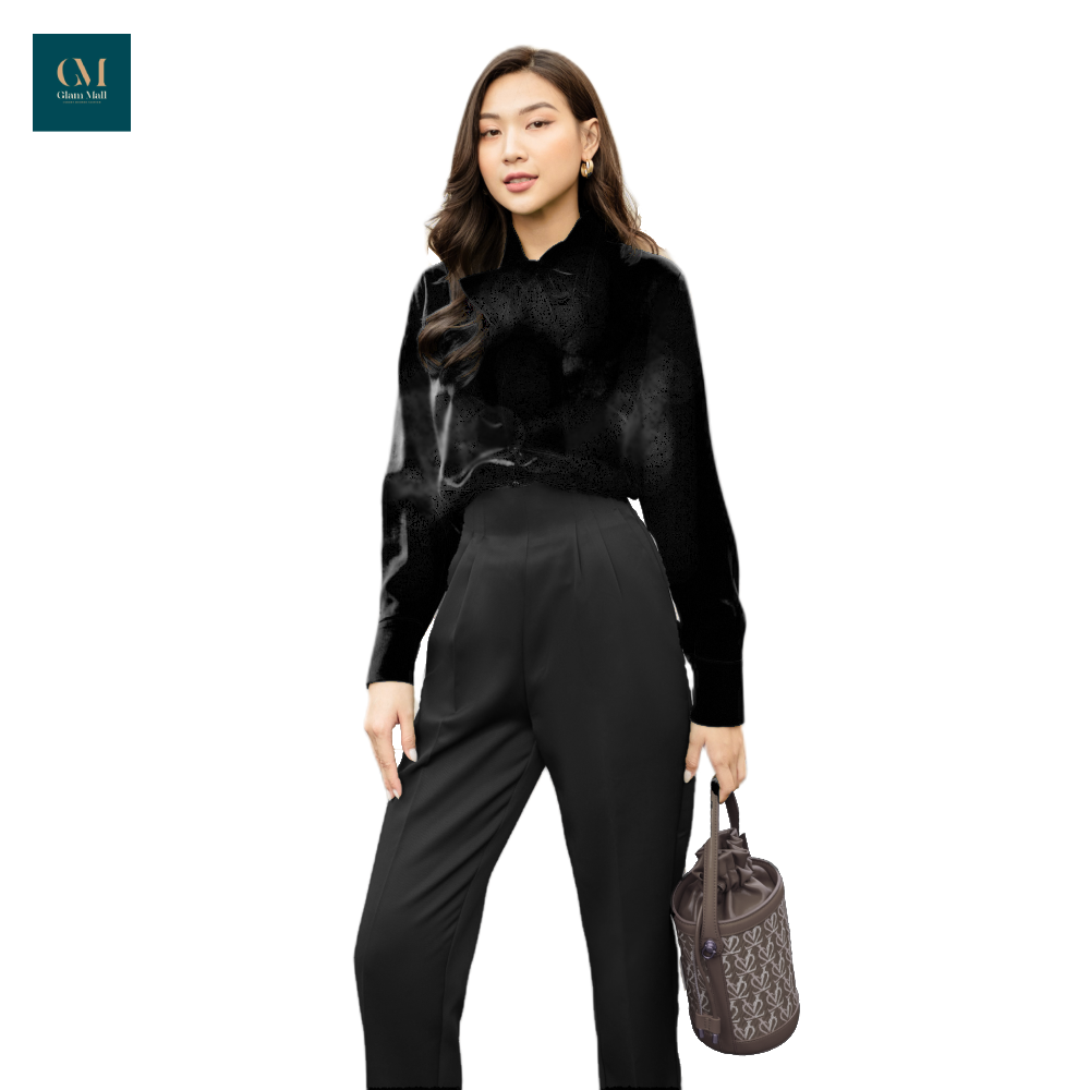 Áo lụa tay dài Doris