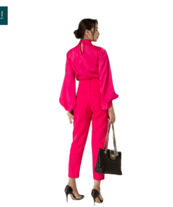 Áo lụa tay phồng Doris