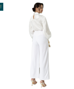 Áo lụa tay phồng Doris