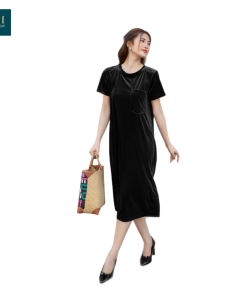 Đầm thun có túi Mabel