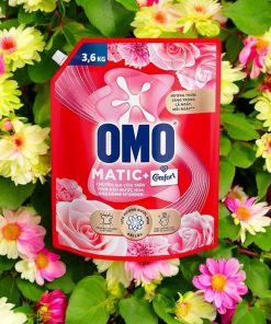 Nước giặt OMO Cửa Trên Hoa Hồng Ecuador 3.6kg
