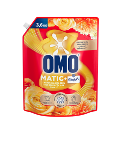 Nước giặt OMO Cửa Trên Tinh Dầu Nước Hoa Tinh Tế 3.6kg