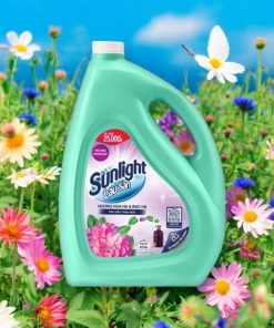 Nước lau sàn Sunlight tinh dầu thảo mộc hương hoa bạc hà can 3.6kg