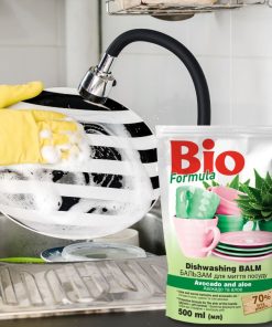 Nước rửa bát Bio Formula – Bơ và Lô Hội (Túi 500ml)