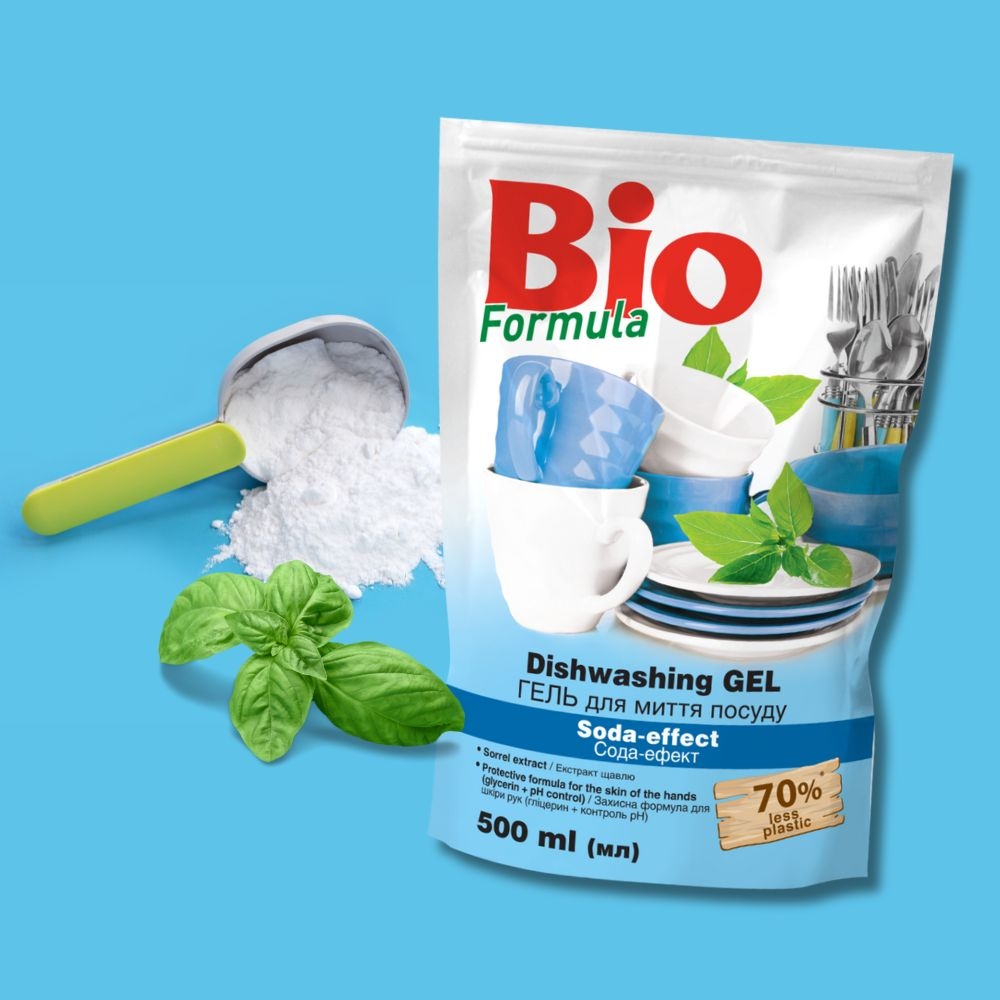 Nước rửa bát Bio Formula – Soda (Túi 500ml)