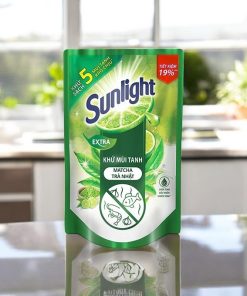 Nước rửa chén Sunlight trà xanh túi 720g