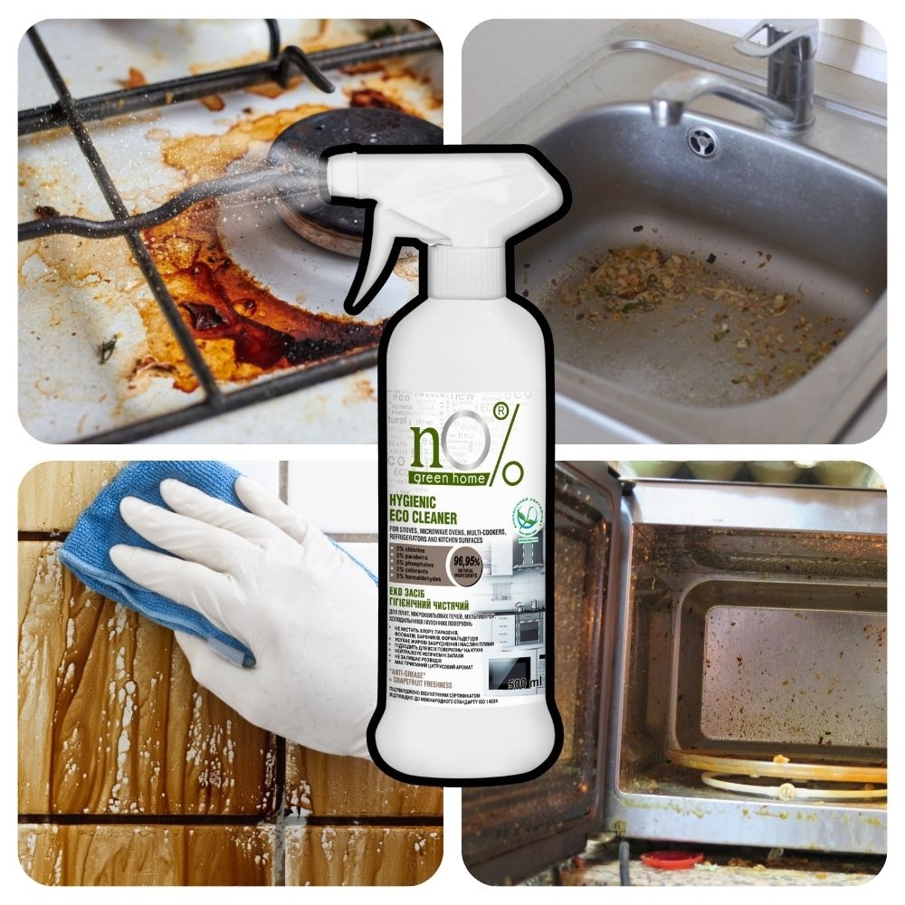 Nước tẩy rửa vệ sinh nhà bếp nO% Green Home Eco (500ml)