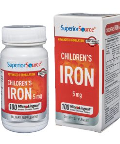 Viên ngậm Nano Children’s Iron (5mg) – Bổ sung sắt, ngừa thiếu máu do thiếu sắt