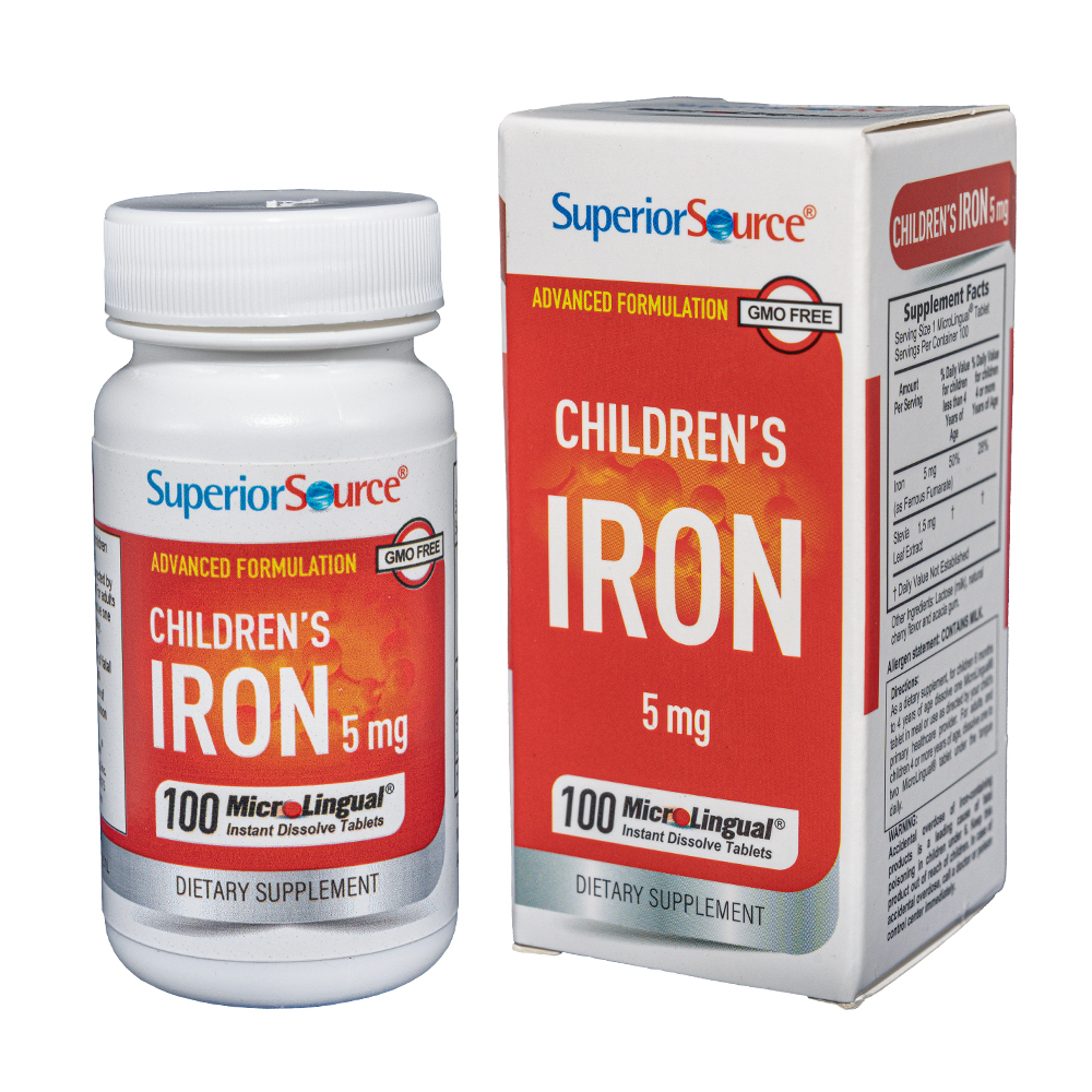 Viên ngậm Nano Children’s Iron (5mg) – Bổ sung sắt, ngừa thiếu máu do thiếu sắt