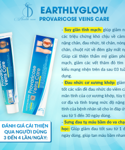 Kem hỗ trợ giảm viêm khớp, giãn tĩnh mạch Earthlyglow – Tuýp 65g