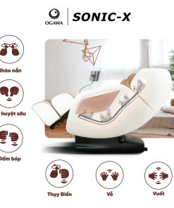 Ghế Massage Smart Sonic X, hiệu Ogawa (OG-5572)-OGAWA Sonic X Massage Chair (OG-5572)