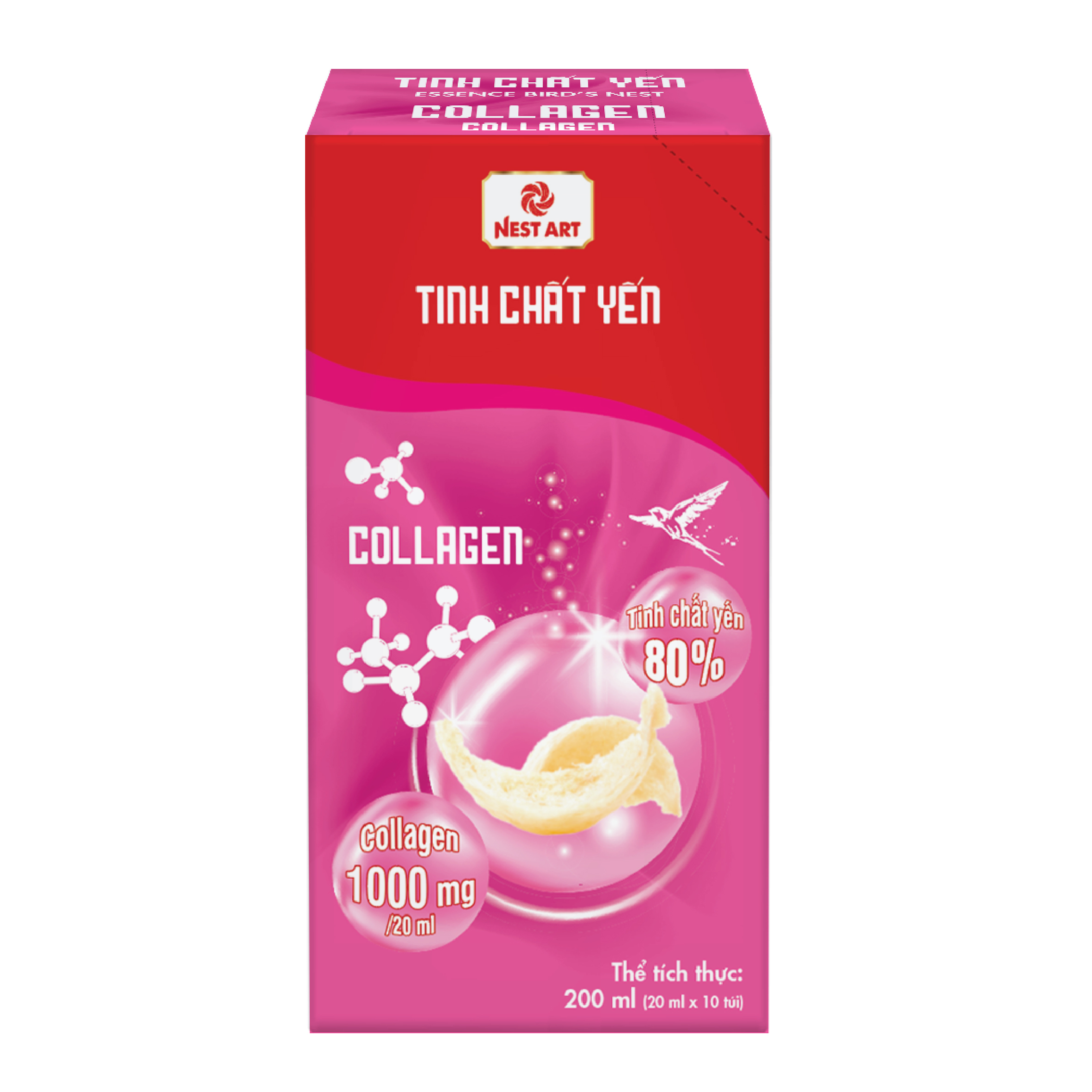 Tinh chất Yến Collagen (hộp 10gói)