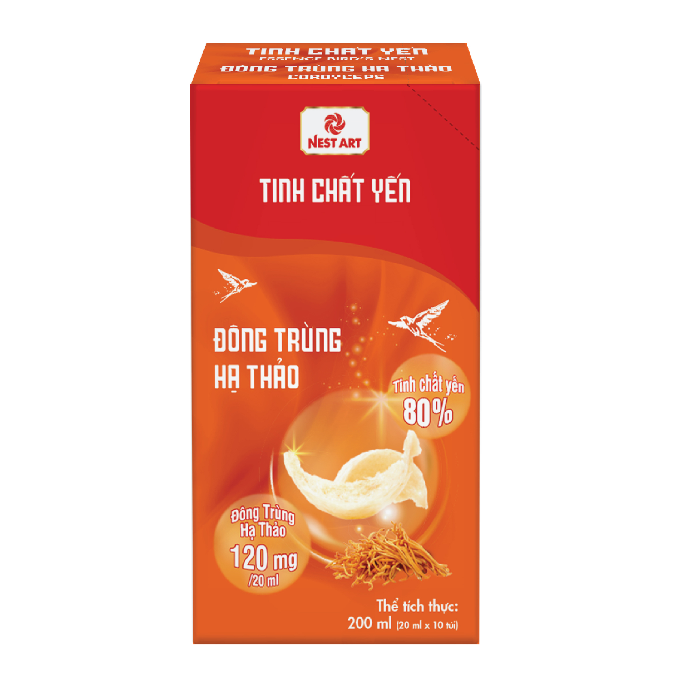 Tinh chất Yến Đông Trùng Hạ Thảo (hộp 10 gói)