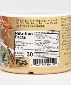 Cốt gia vị Phở Bò – Beef Flavored “Pho” Soup Base