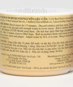 Cốt gia vị Phở Bò – Beef Flavored “Pho” Soup Base