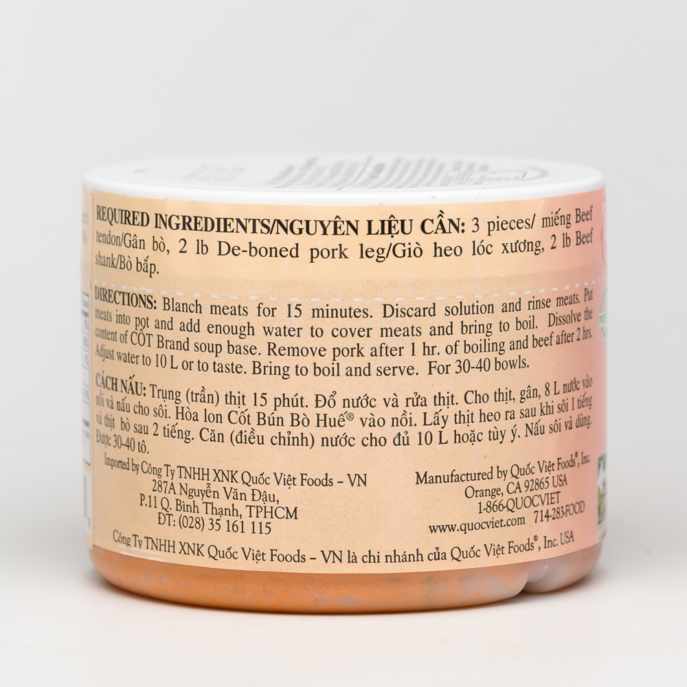Cốt gia vị Bún Bò Huế – “Hue” Style Beef Flavored Soup Base