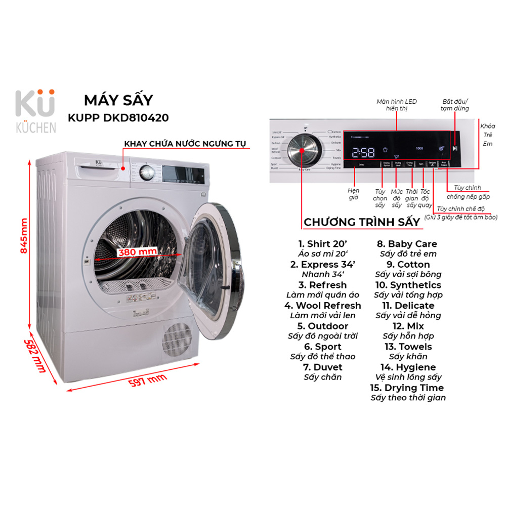 Máy sấy heat PUMP ( bơm nhiệt ) DKD