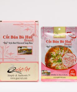Cốt gia vị Bún Bò Huế (Hộp 20 gói) – Vietnam “Hue” Style Beef Flavored Soup Base