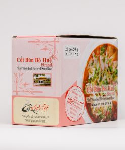 Cốt gia vị Bún Bò Huế (Hộp 20 gói) – Vietnam “Hue” Style Beef Flavored Soup Base
