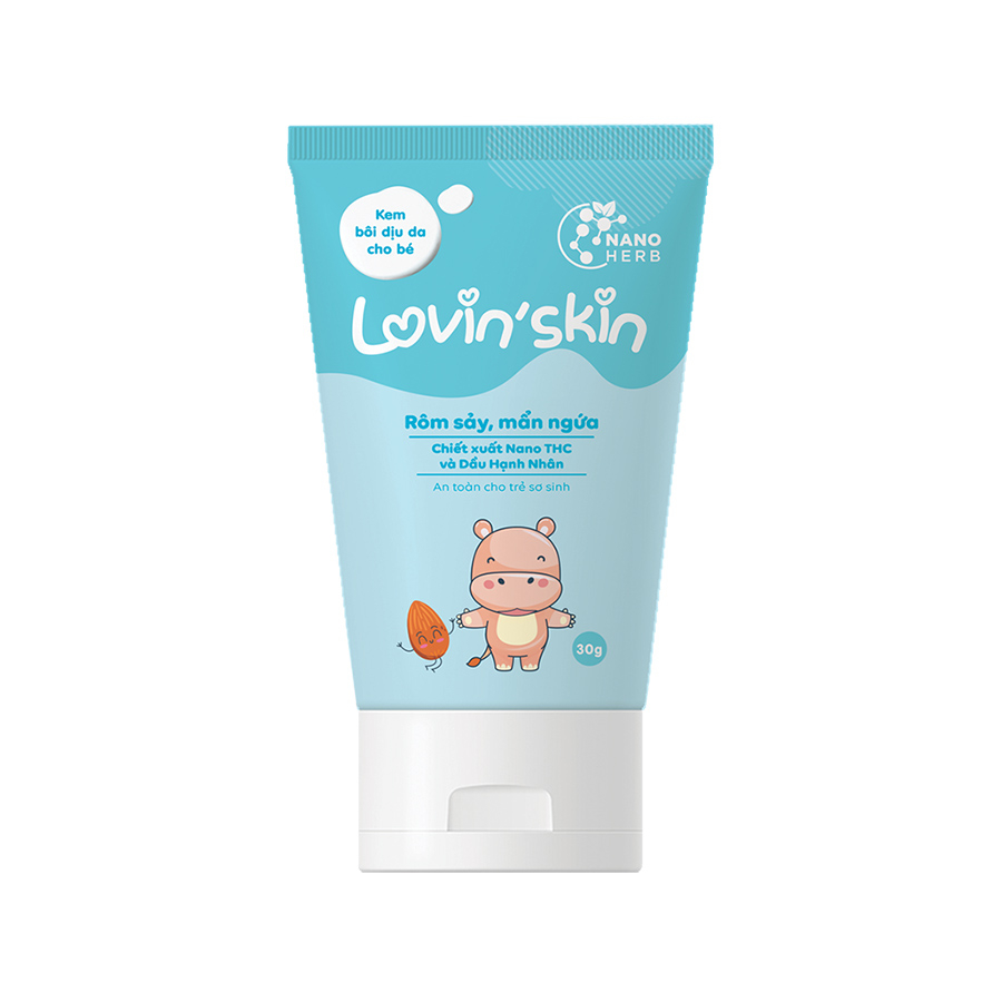 Kem bôi dịu da cho bé Lovin’skin giảm mẩn ngứa, ngừa thâm sẹo 30g