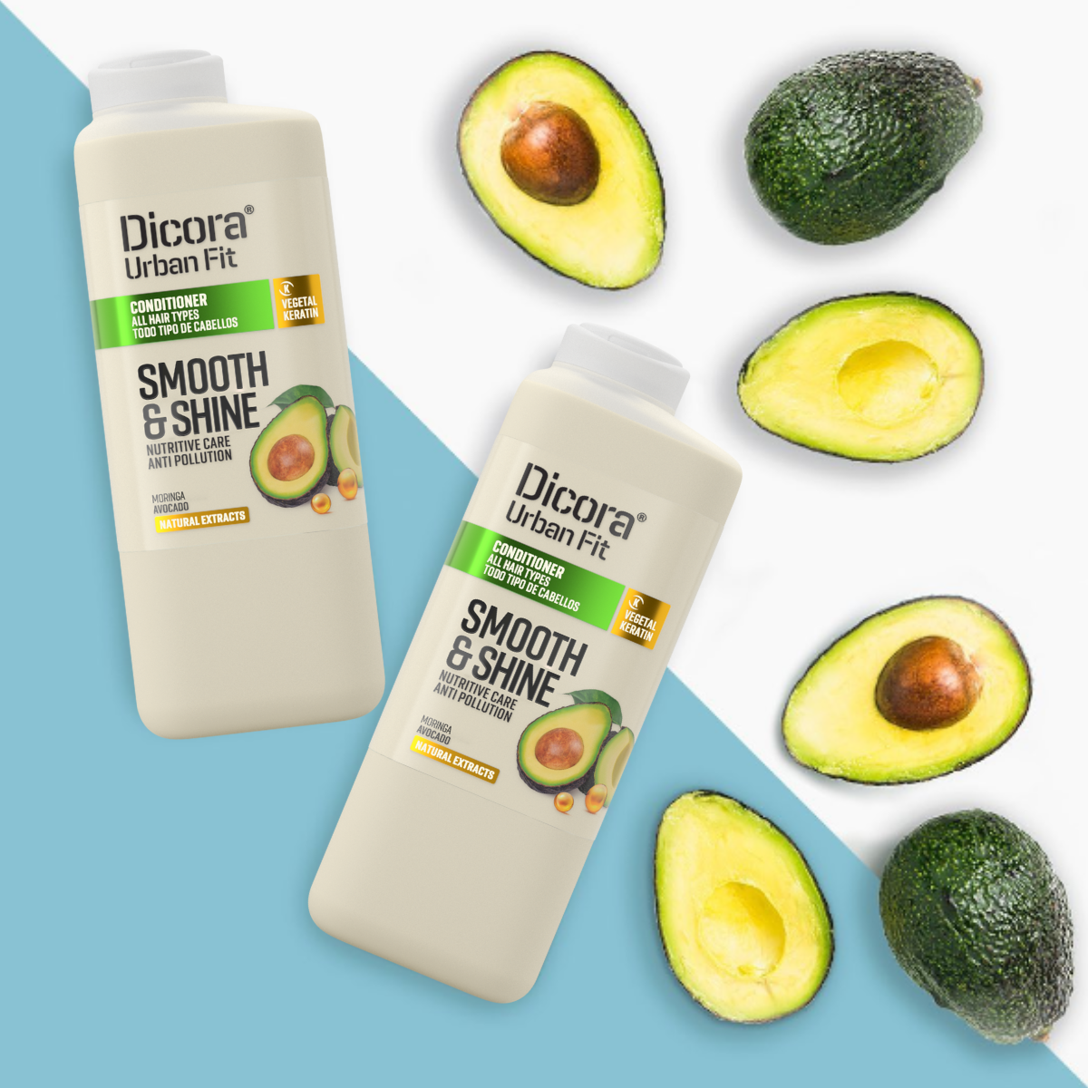 Dầu xả Dicora Urban Fit – Dành cho mọi loại tóc, chiết xuất trái bơ (400ml)