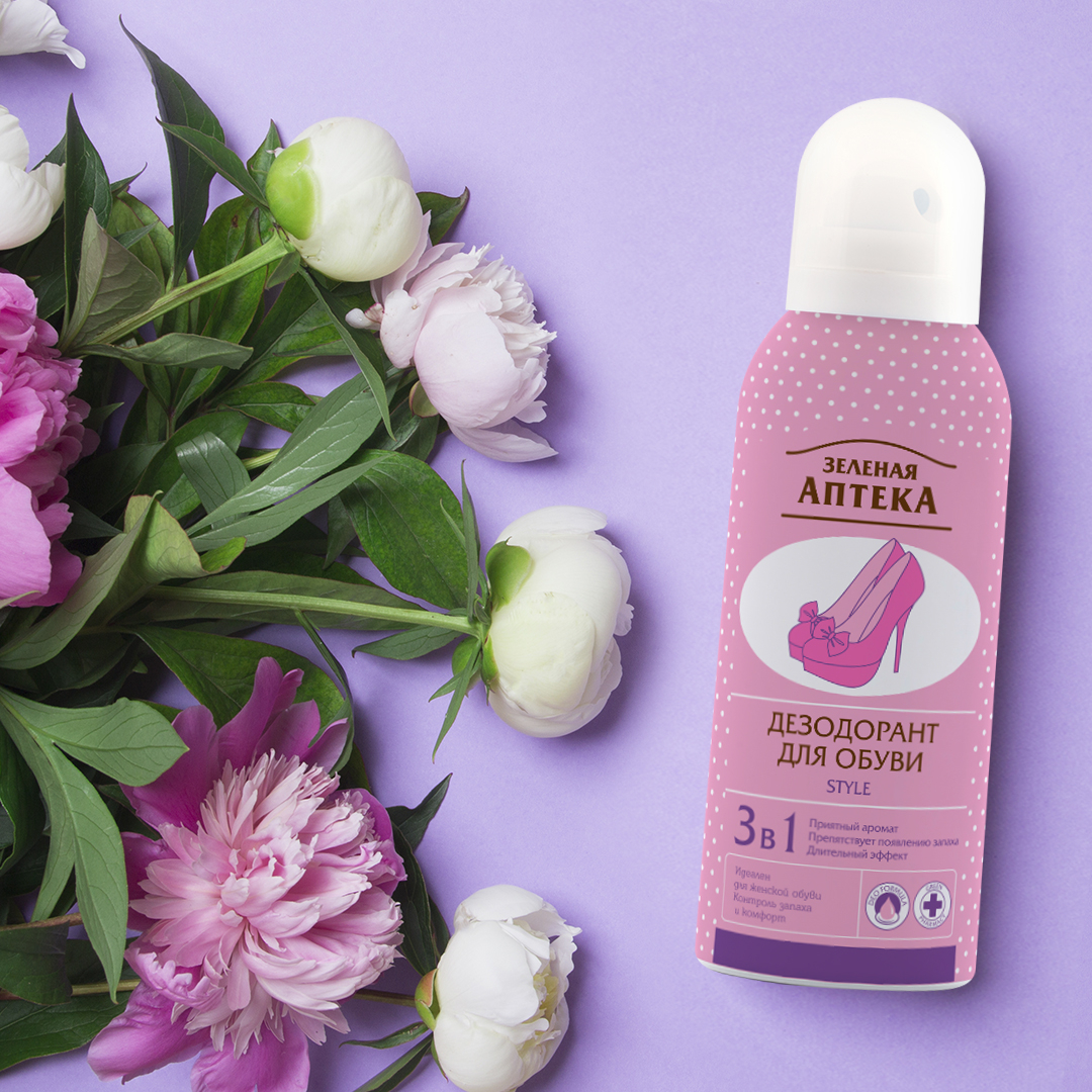 Xịt khử mùi giày Zelenaya Apteka Style – Dành Cho Nữ (150ml)