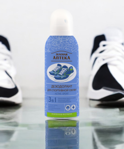 Xịt khử mùi giày Thể Thao Zelenaya Apteka Active Sport – 3in1 (150ml)