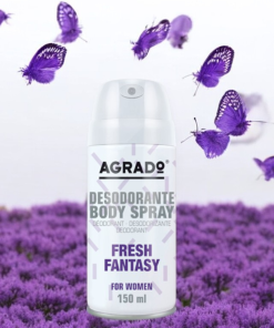 Xịt khử mùi Body Agrado – Hương nước hoa Fresh Fantasy (150ml)