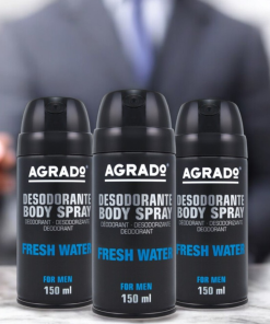 Xịt khử mùi Body Agrado – Hương nước hoa Fresh Water (150ml)