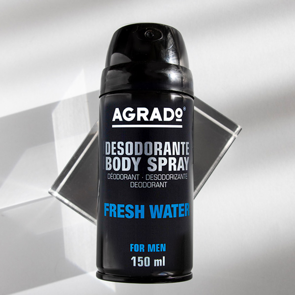 Xịt khử mùi Body Agrado – Hương nước hoa Fresh Water (150ml)