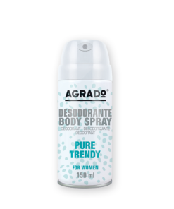 Xịt khử mùi Body Agrado – Hương nước hoa Pure Trendy (150ml)