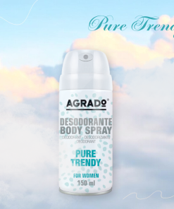 Xịt khử mùi Body Agrado – Hương nước hoa Pure Trendy (150ml)