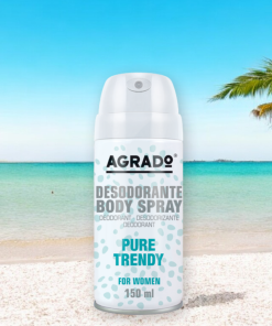 Xịt khử mùi Body Agrado – Hương nước hoa Pure Trendy (150ml)