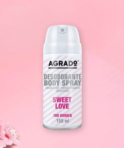 Xịt khử mùi Body Agrado – Hương nước hoa Sweet Love (150ml)