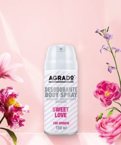 Xịt khử mùi Body Agrado – Hương nước hoa Sweet Love (150ml)