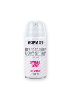 Xịt khử mùi Body Agrado – Hương nước hoa Sweet Love (150ml)