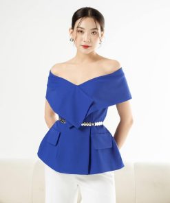 Set váy Áo Vest bệt vai Hebe