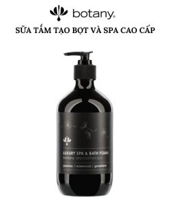 SỮA TẮM TẠO BỌT VÀ SPA CAO CẤP BOTANY cấp ẩm, đẹp da, kháng viêm-chi nhài, gỗ sắc hồng, hoa phong lữ (250ml)